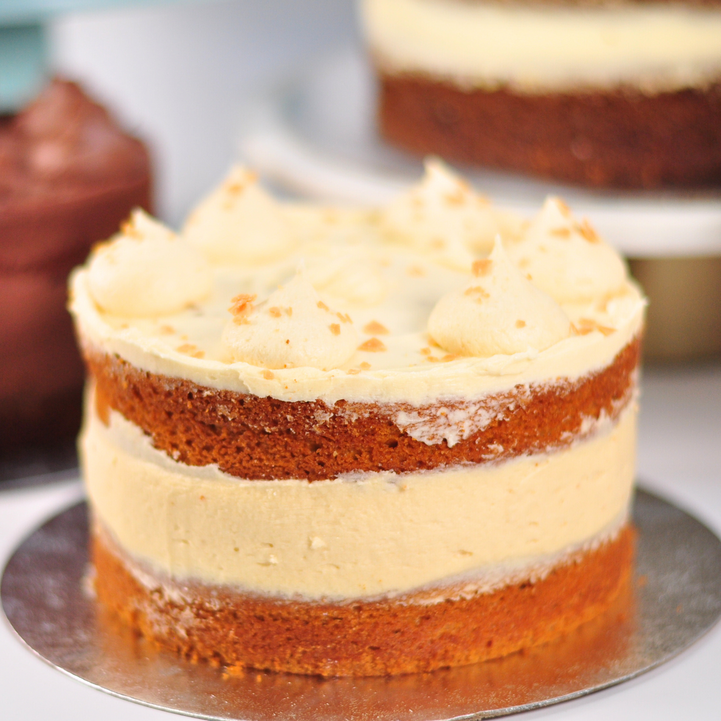 Coffee Drizzle Layer Cake