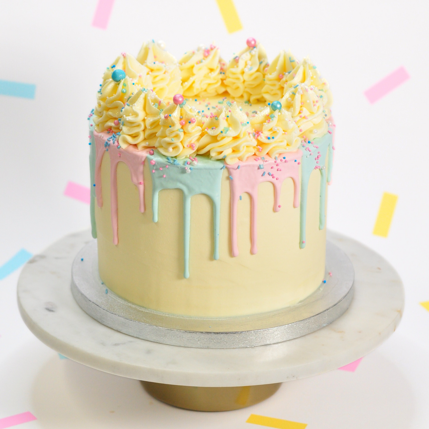 Gender Reveal Cake