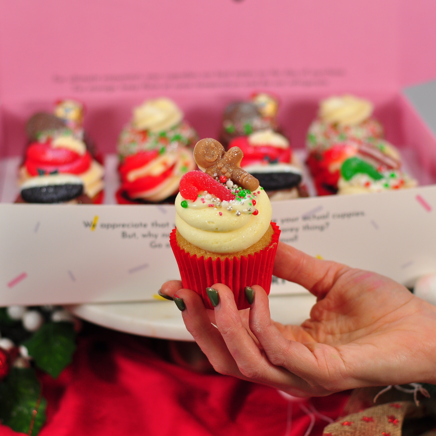 Christmas Cupcake Variety Box