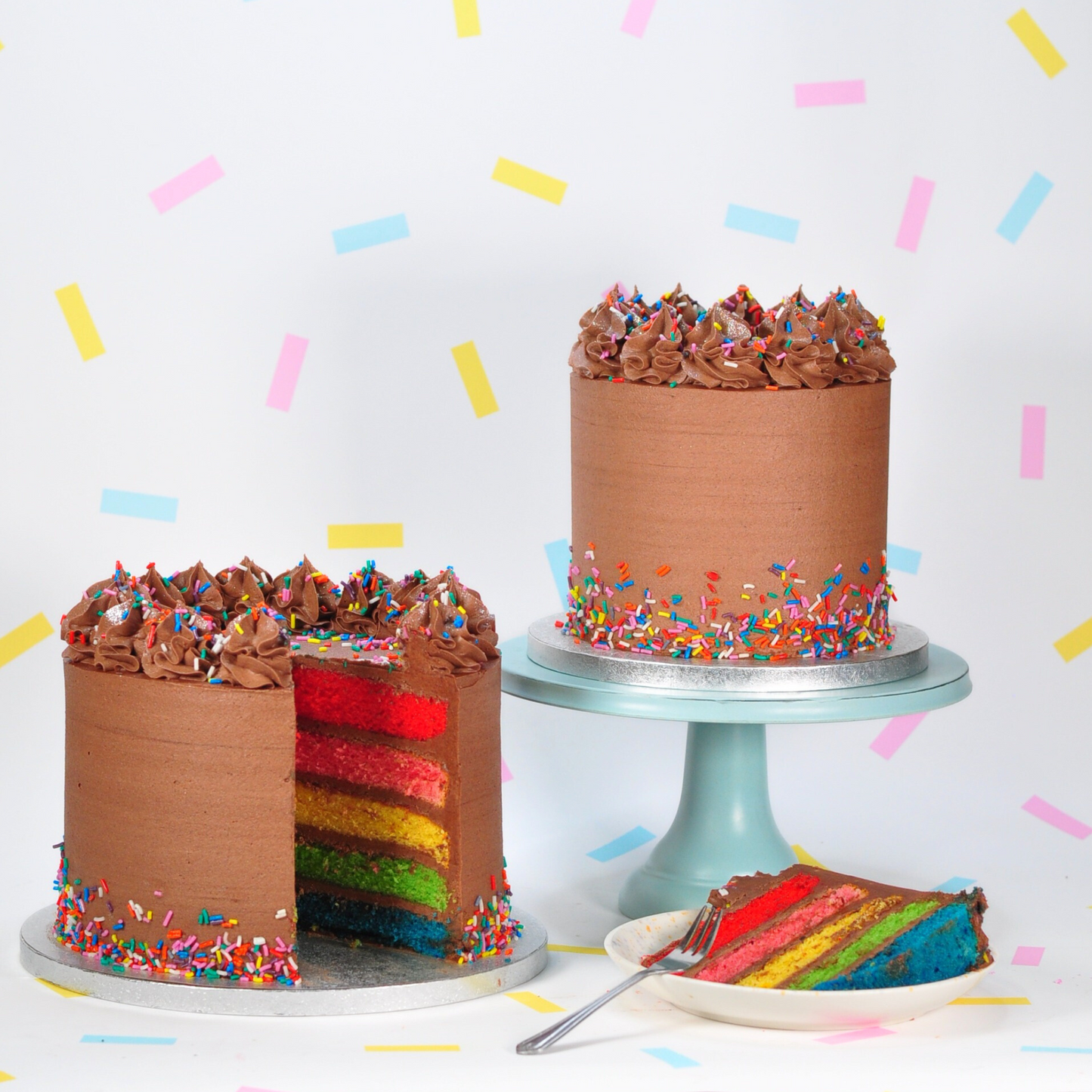 The Rainbow Chocolate Cake
