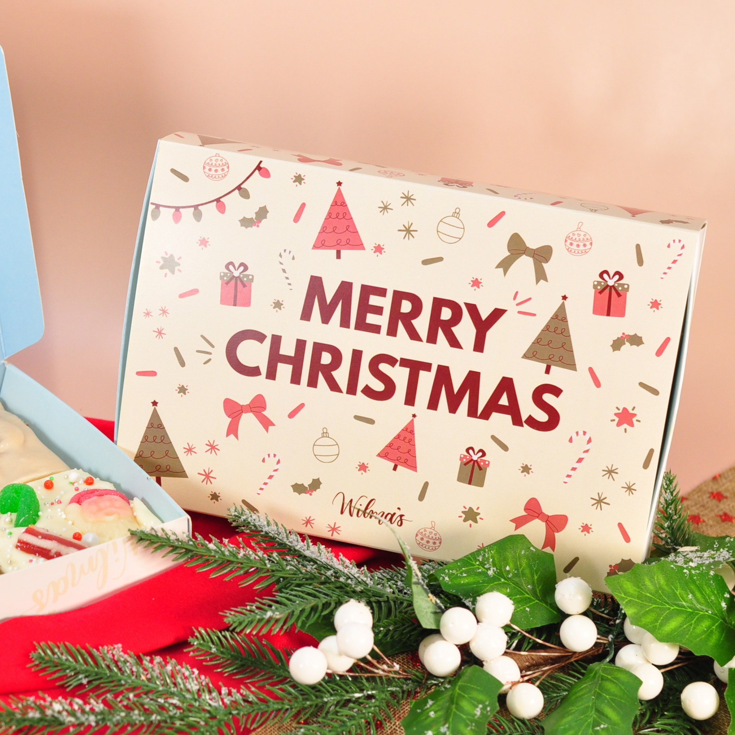 Christmas Brownie Slab - POSTAL