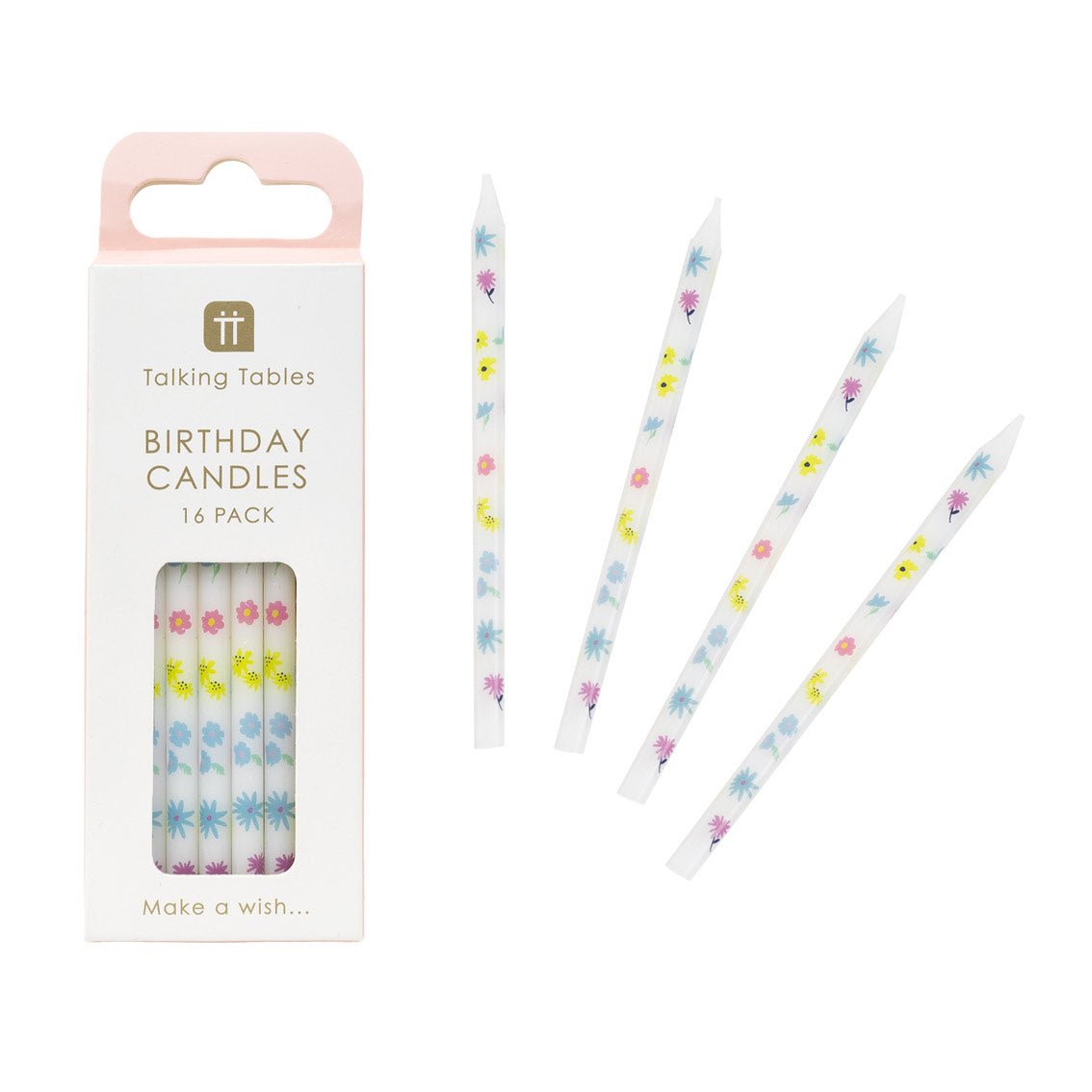 Pastel Floral Candles
