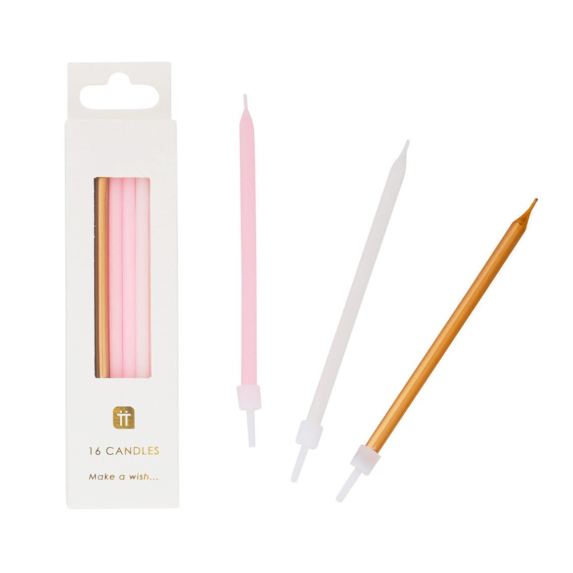 Tall Pink Candles