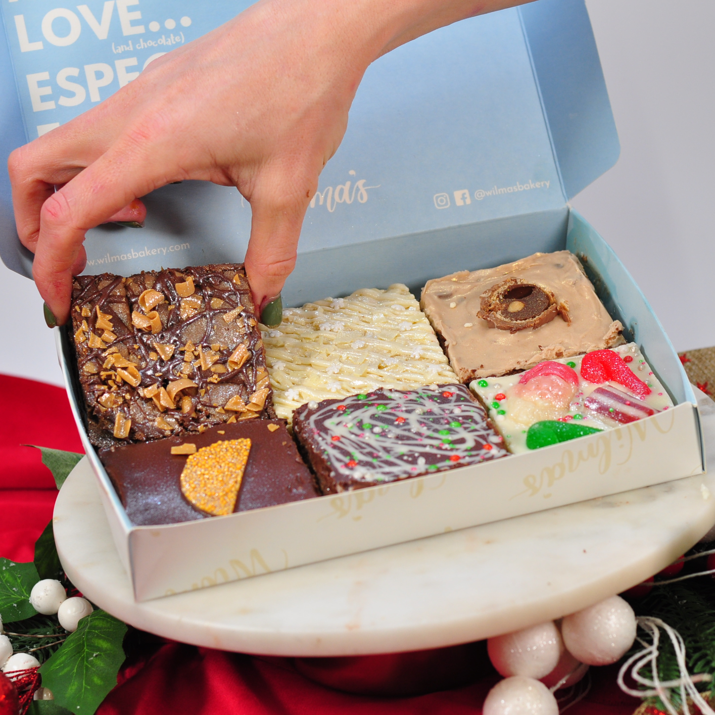 Festive Brownie & Blondie Box - POSTAL