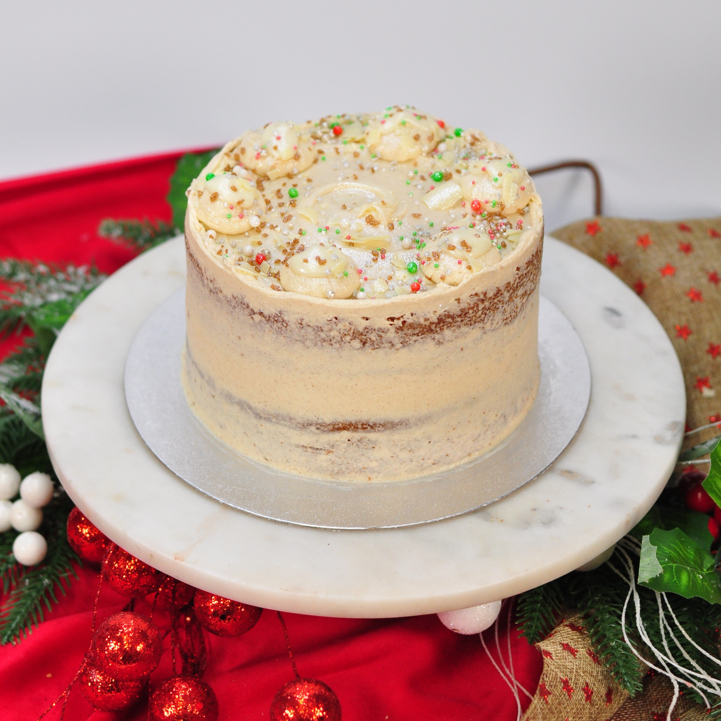 Cinnamon Swirl Festive Layer Cake