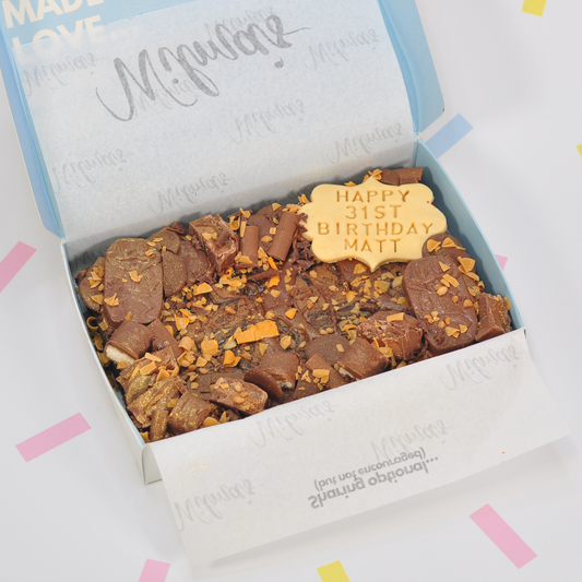 Caramel Brownie Slab