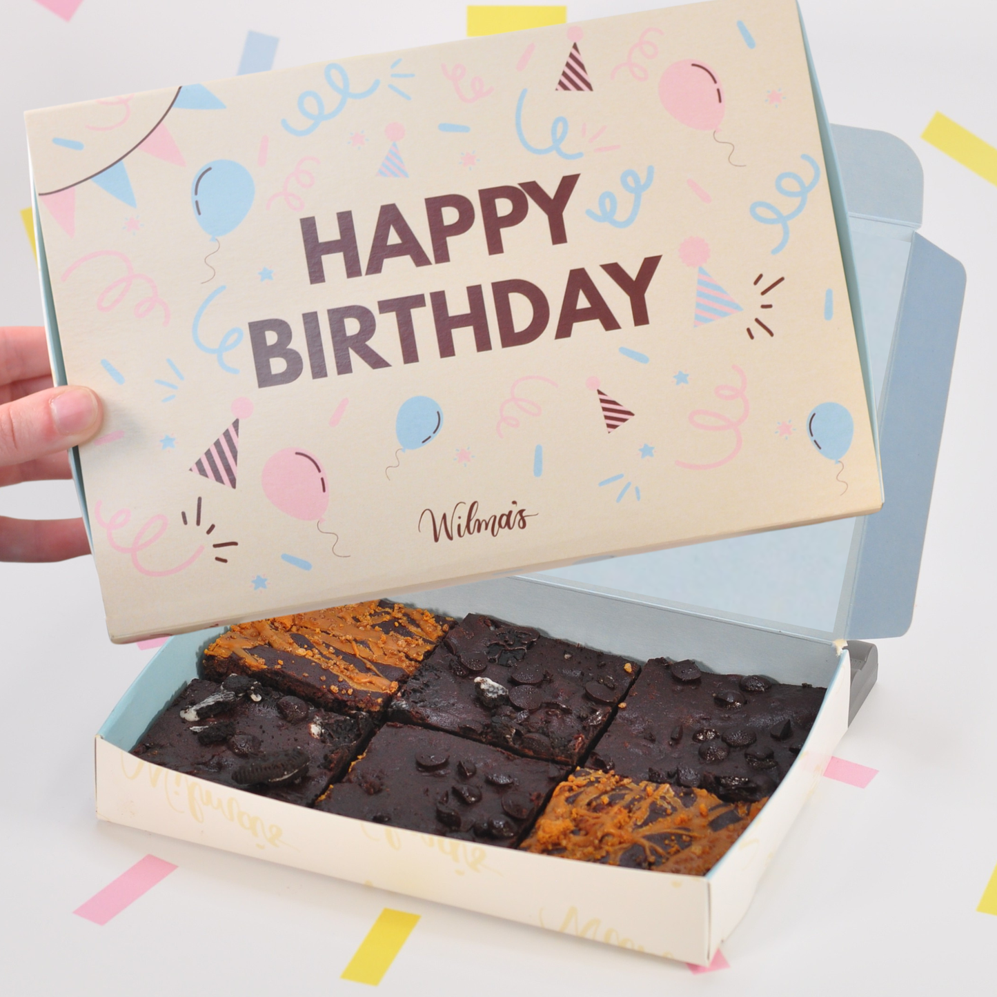 The Vegan Birthday Brownie Box - POSTAL