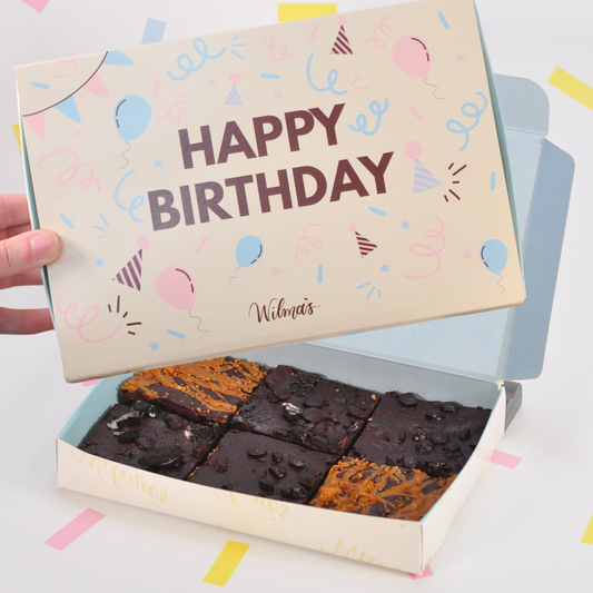 The Vegan Birthday Brownie Box - POSTAL