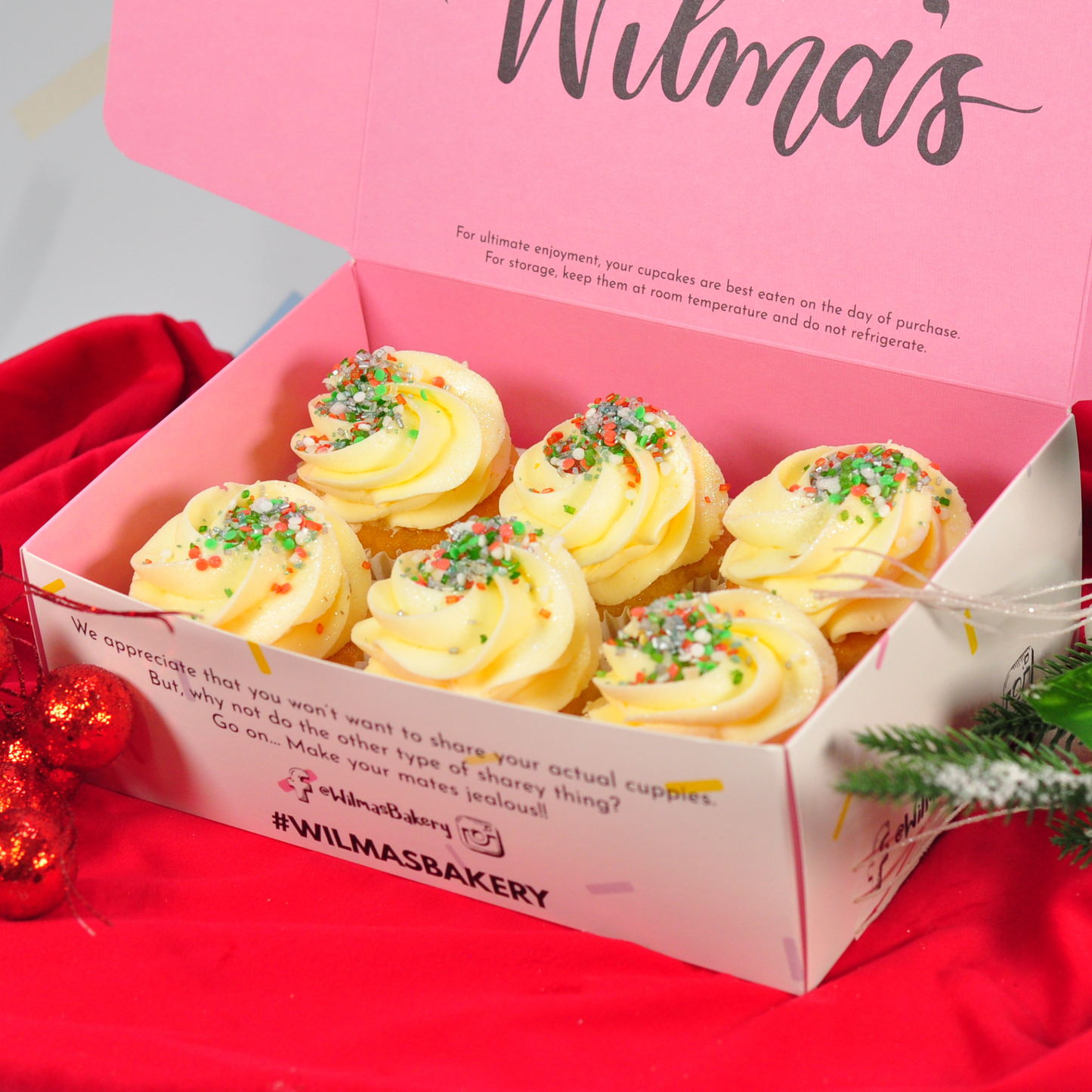 Gluten Free Christmas Cupcakes