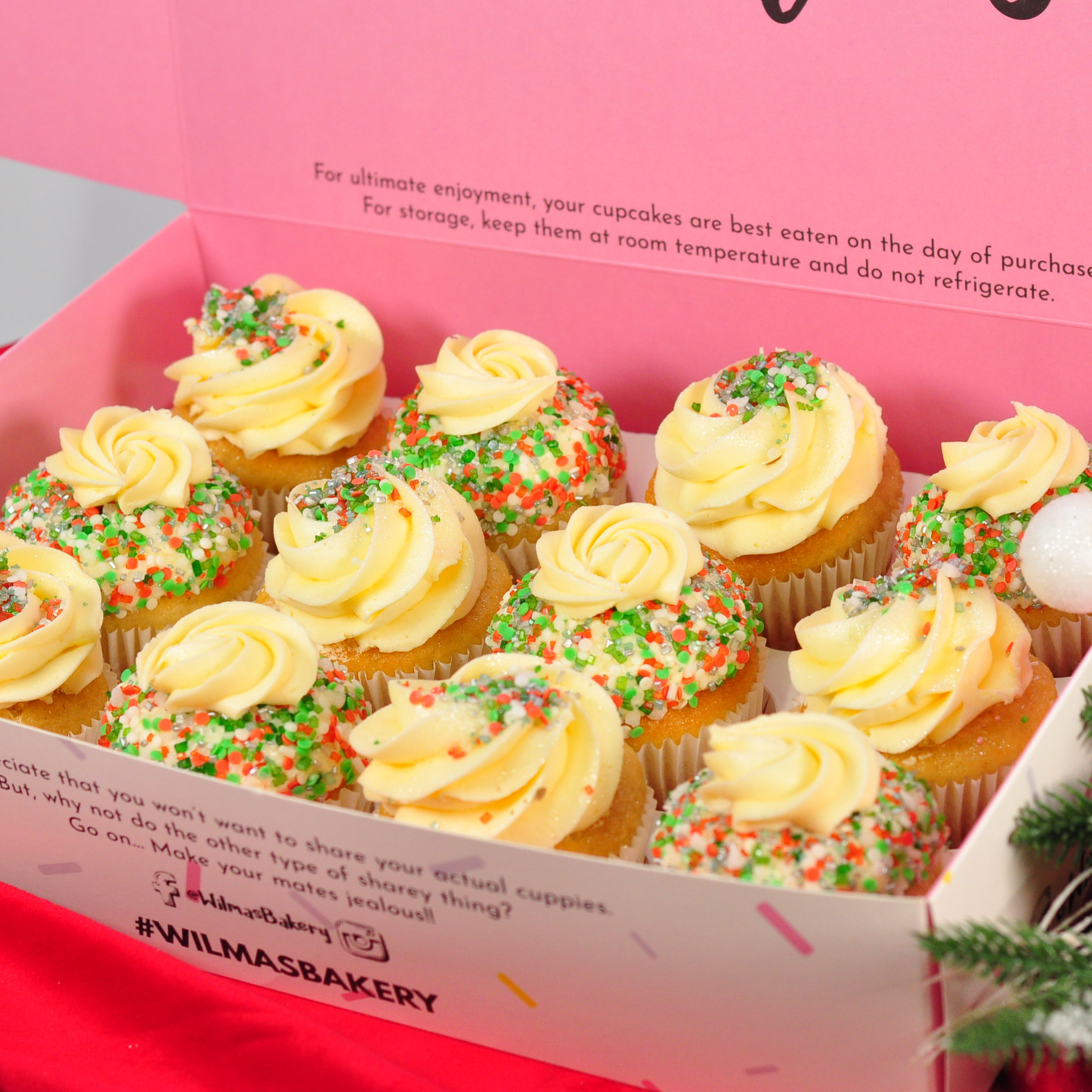 Gluten Free Christmas Cupcakes