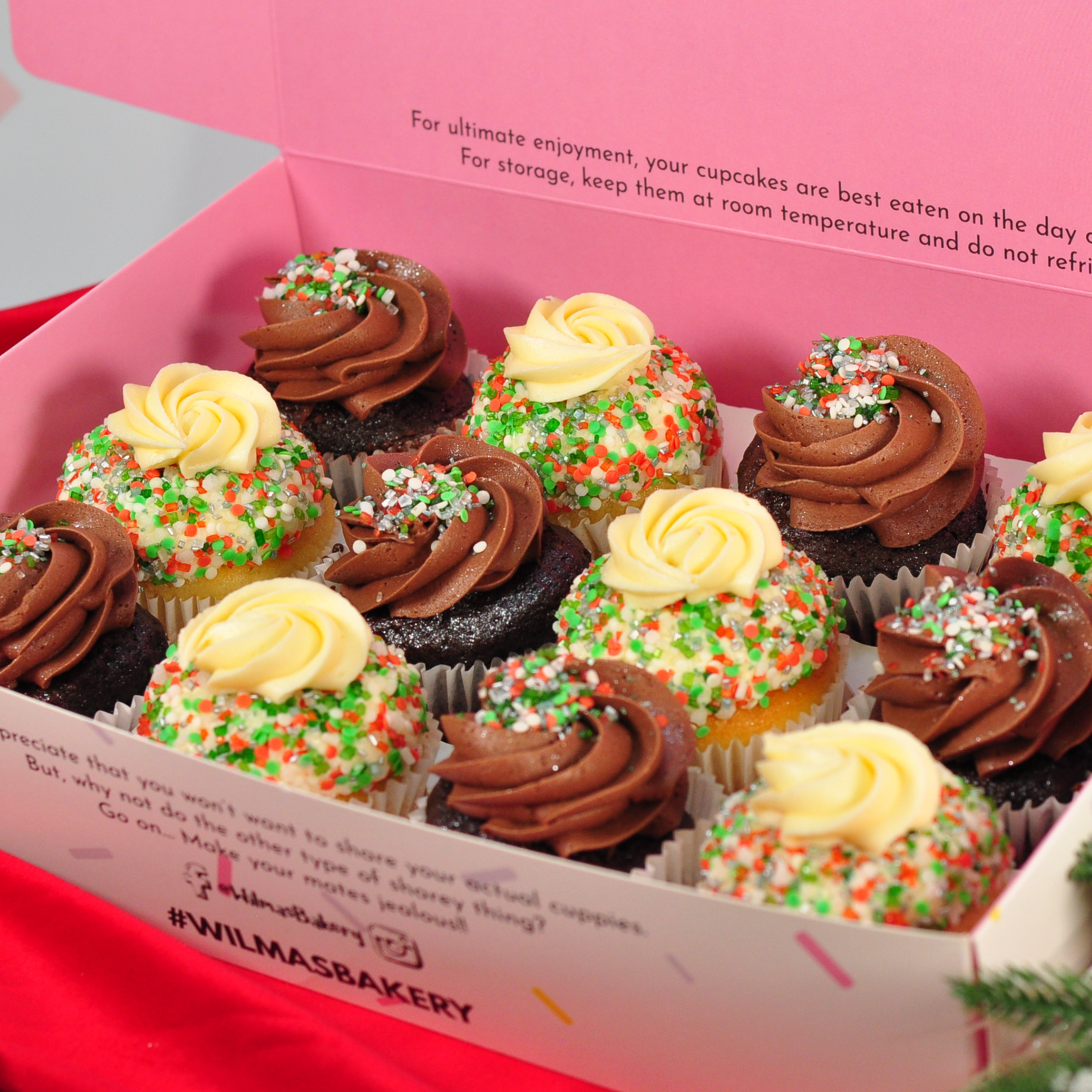 Gluten Free Christmas Cupcakes