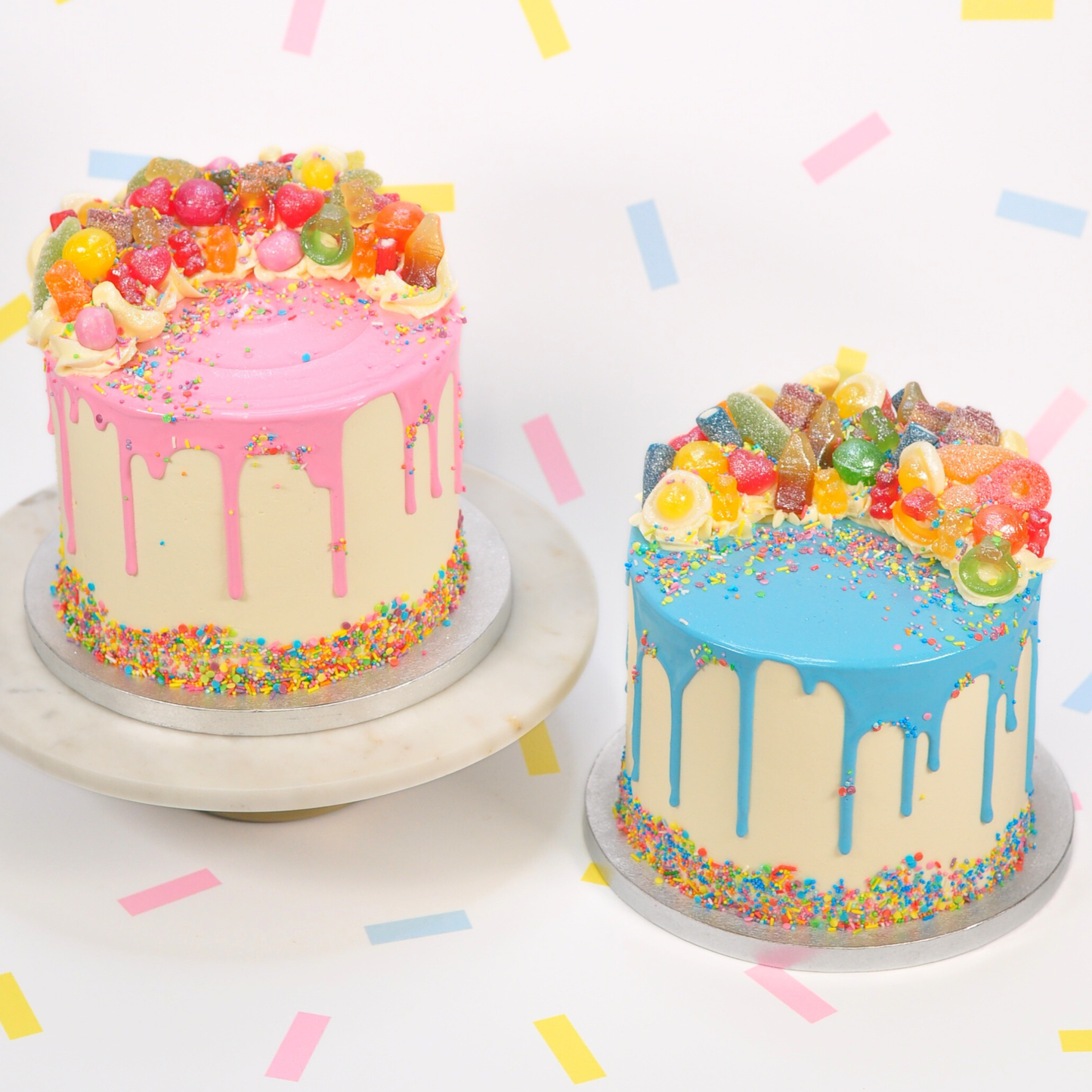 Blue Sweetie Lovers Cake