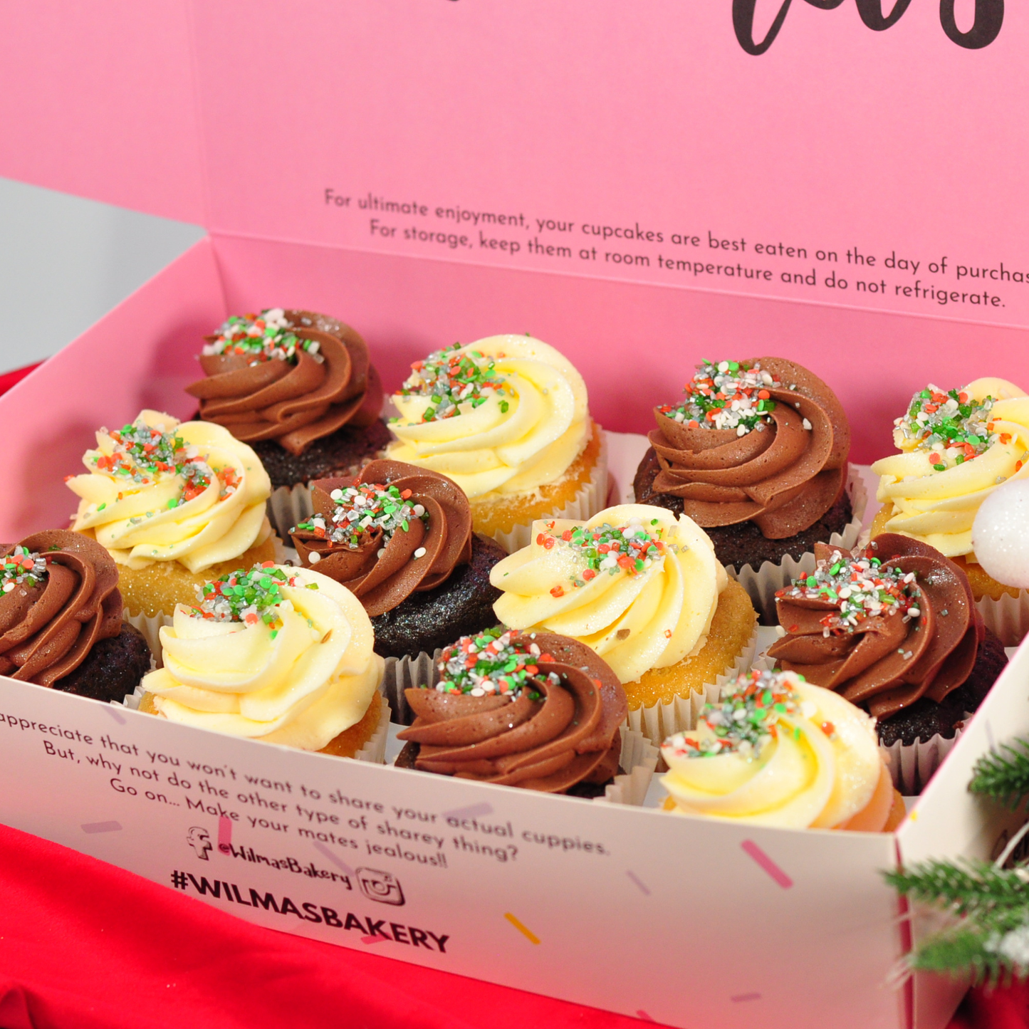 Gluten Free Christmas Cupcakes