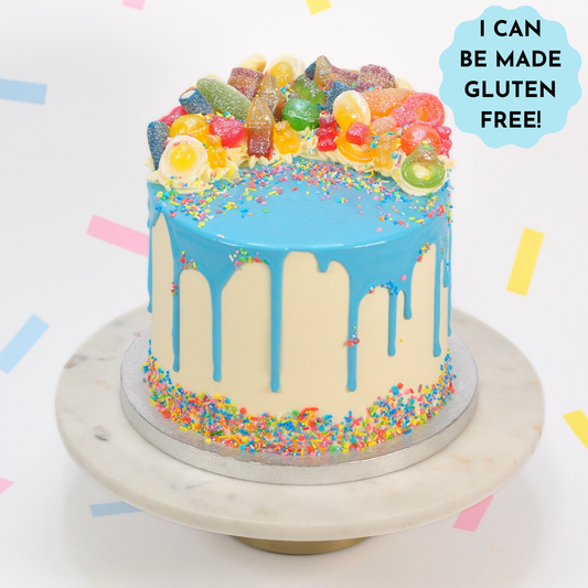 Blue Sweetie Lovers Cake