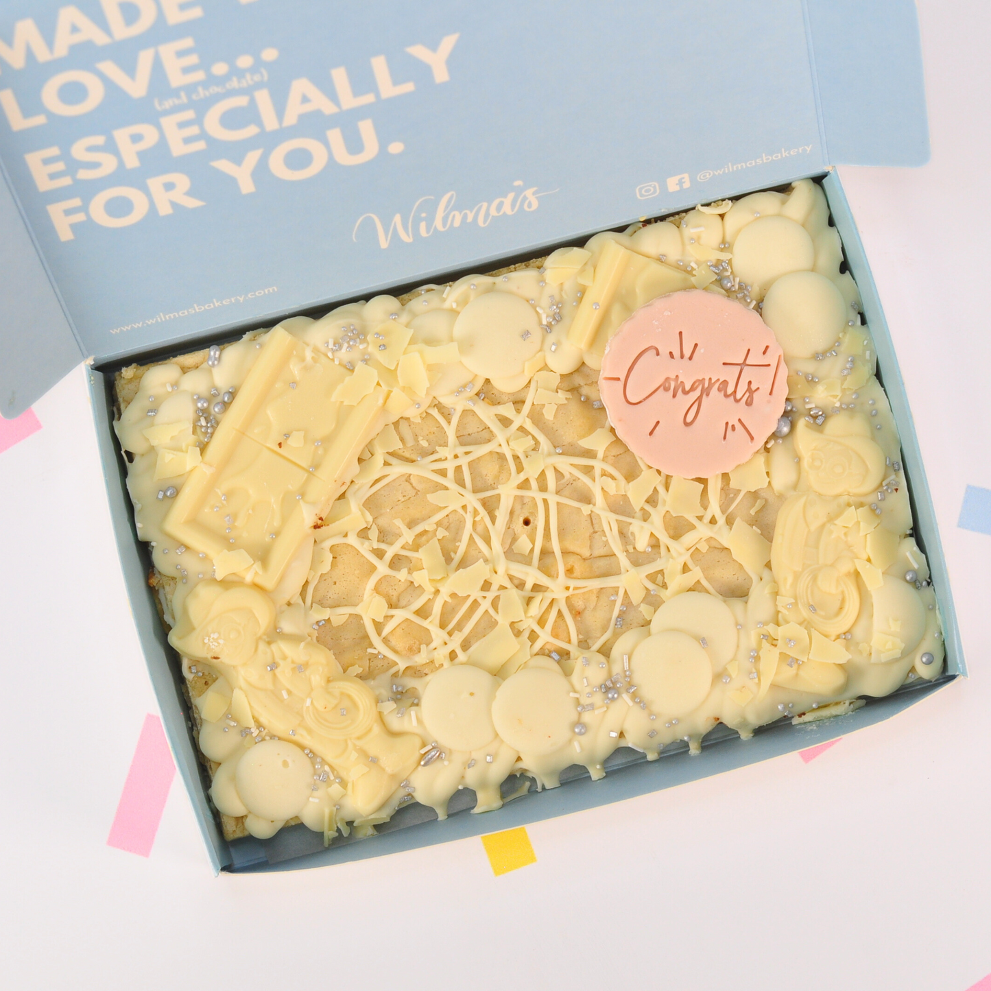 White Chocolate Blondie Slab