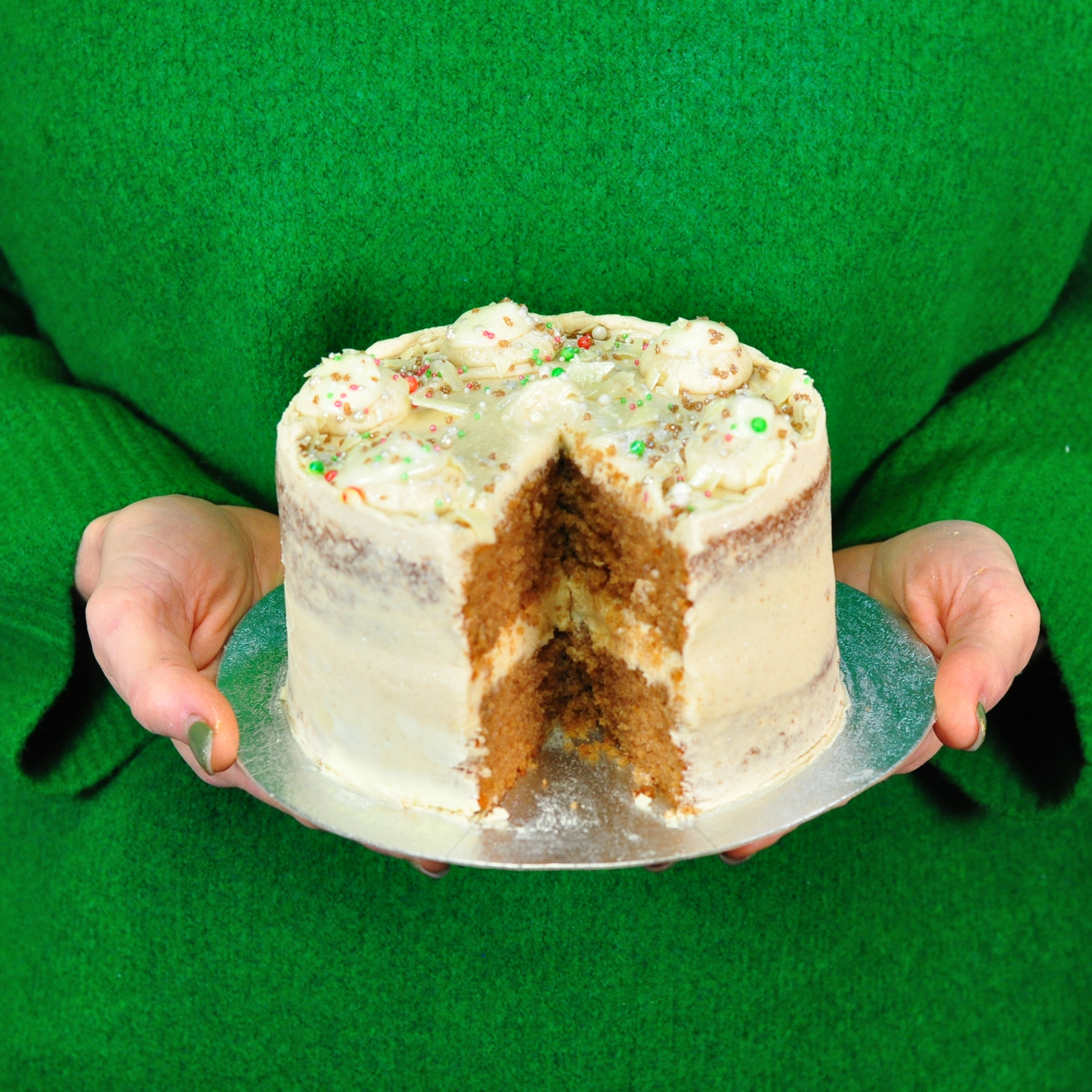 Cinnamon Swirl Festive Layer Cake
