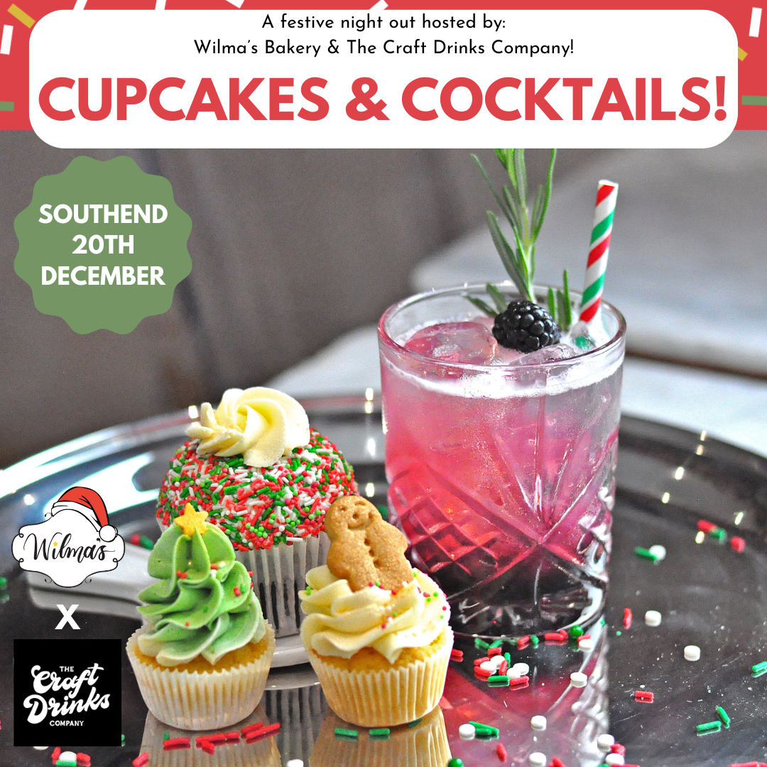 Christmas Cupcakes & Cocktails - Southend - 20th December