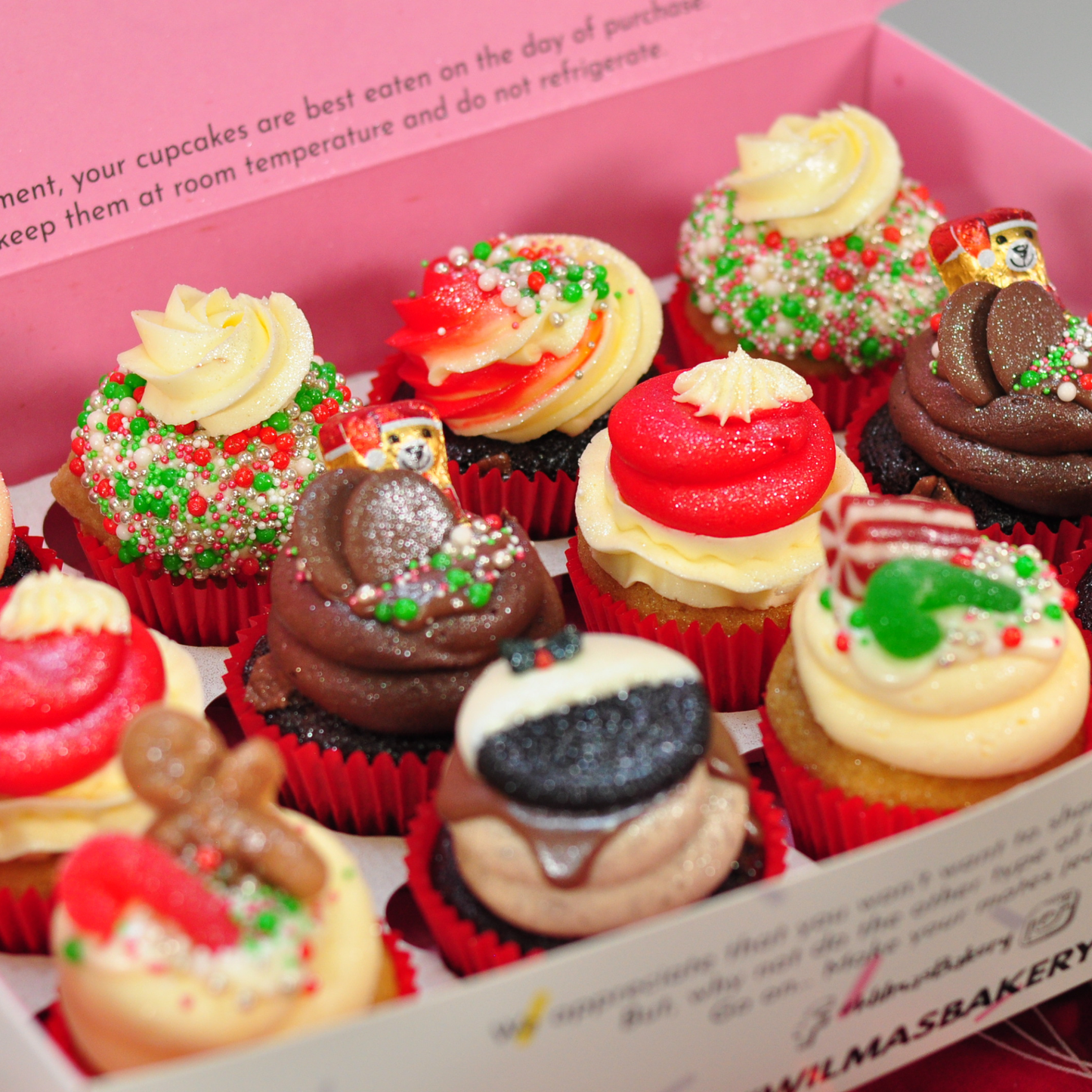 Christmas Cupcake Variety Box