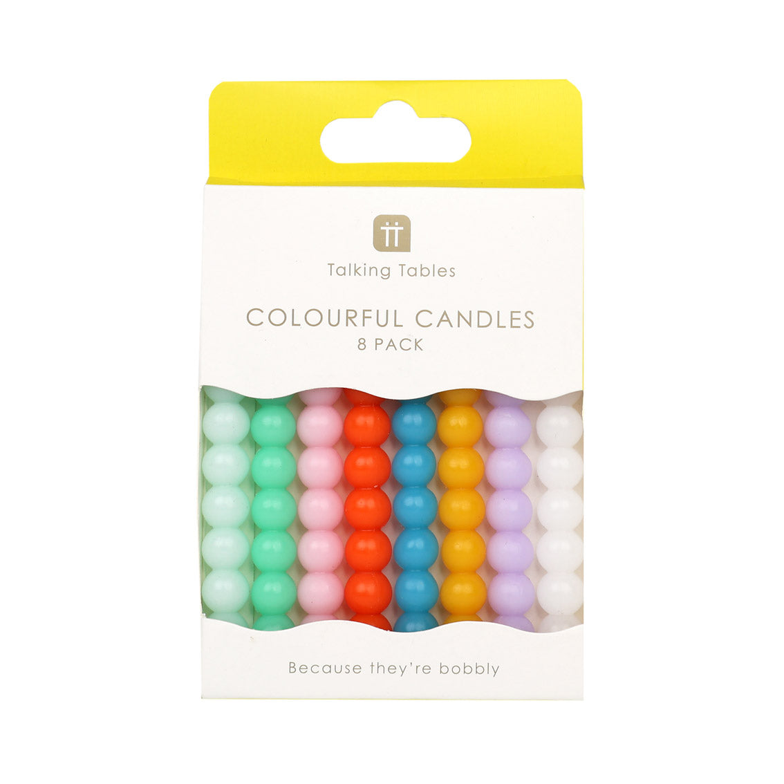 Rainbow Bobble Candles